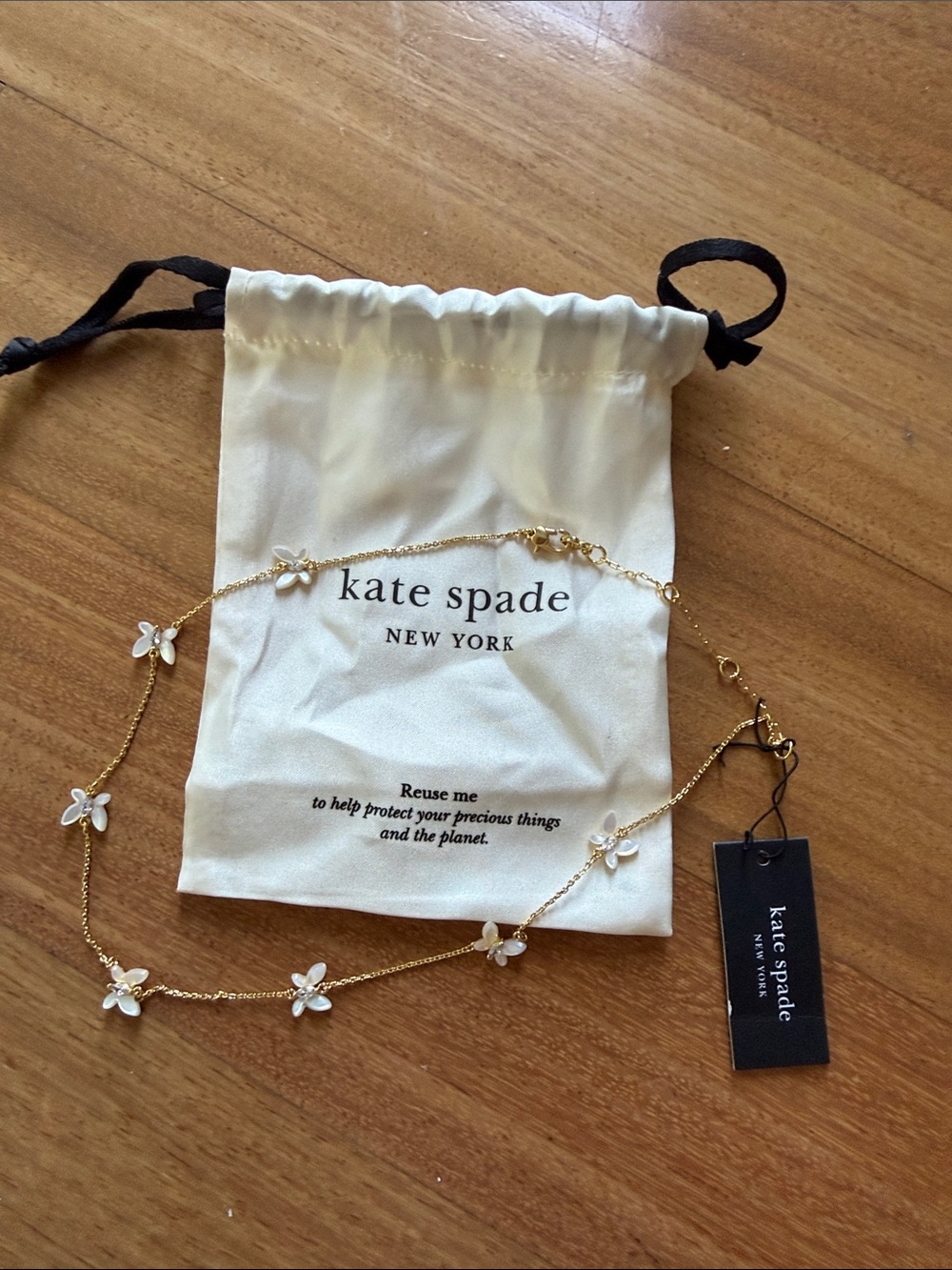 NWT Kate Spade Butterfly Necklace